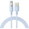 Cablu Date si Incarcare USB-A - USB-C Baseus Display 2, 100W, 2m, Albastru P10382701311-01
