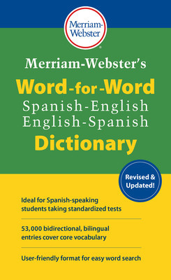 Merriam-Webster&amp;#039;s Word-For-Word Spanish-English Dictionary foto