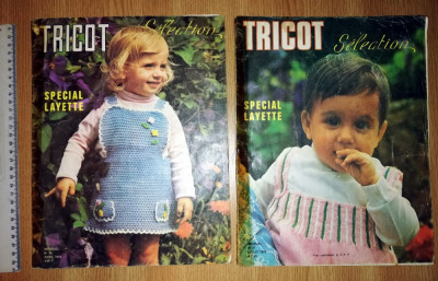 LOT 2 REVISTE FRANCEZE - TRICOT / TRICOTAJE - 1975 foto