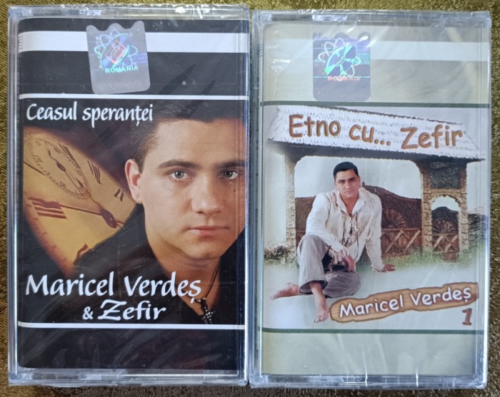 Maricel Verdeș &amp; Zefir 2 casete audio sigilate cu muzică