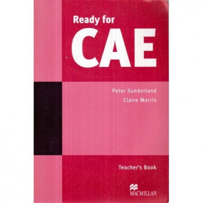 Peter Sunderland, Claire Morris - Ready for CAE - Teachers&amp;#039; Book - 120488 foto