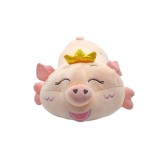 Porcusor de Plus cu Paturica 90x140cm, Jucarie Copii Baieti Fete Unisex, 0-12 Ani, Roz Multicolor, Animal Textil Umplutura Vatelina