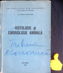 Histologie si embriologie animala Viorica Manolache foto