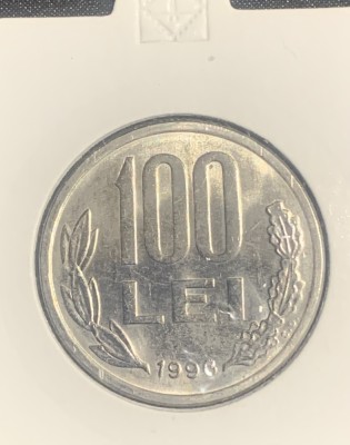 Moneda 100 lei 1996 foto