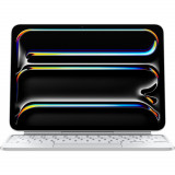 Husa cu tastatura Apple Magic Keyboard pentru iPad Pro 11&quot; (M4), layout RO, Alb