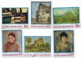 Romania (555) - Reproduceri de arta - Impresionismul, 1974 - serie obliterata
