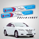 Cumpara ieftin Ștergătoare Toyota Camry V4 Sedan 2006-2014 | Set Față Flat Premium &ndash; TeamCar&reg;