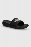 The North Face papuci NEVER STOP CUSH SLIDE barbati, culoarea negru, NF0A8A90KX71