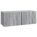 vidaXL Oglindă TV montată pe perete Sonoma gri 78,5 x 31 x 30 cm 898551