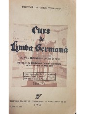 Virgil Tempeanu - Curs de limba germana (Editia: 1941) foto