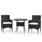 Cumpara ieftin Set mobilier de gradina, 3 piese, poliratan
