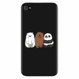 Husa silicon pentru Apple Iphone 4 / 4S, Bears