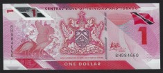TRINIDAD SI TOBAGO █ bancnota █ 1 Dollar █ 2020 █ P-60 █ POLYMER █ UNC █ necirculata