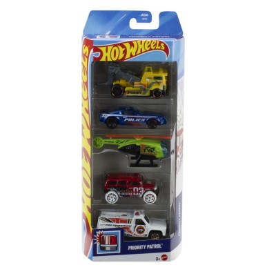 SET 5 MASINI HOT WHEELS PRIORITY PATROL foto