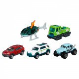 Set 5 masini metalice - MBX Mountain II | Mattel