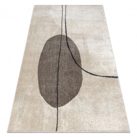 Covor FUSION 0808 crem / bej - Geometric, modern, abstract, 200x290 cm