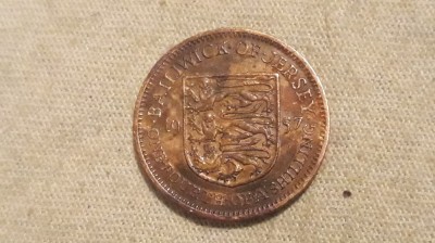 Jersey - 1/4 shilling 1957. foto