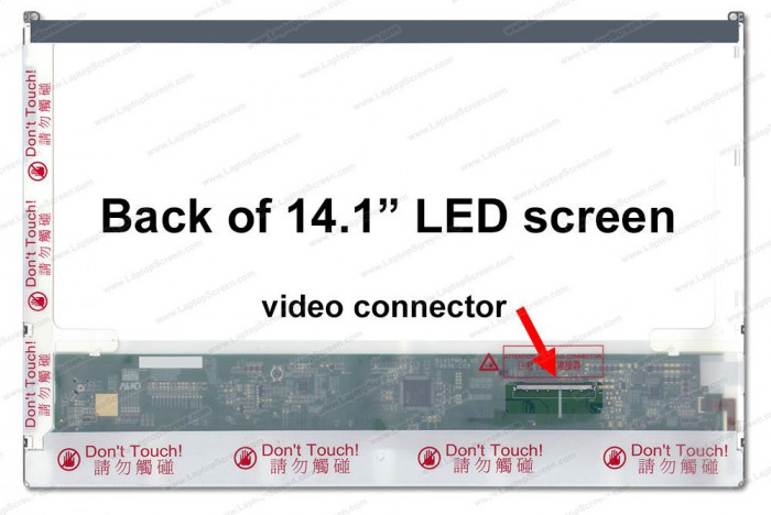 Display laptop 14.1 &quot; WXGA+ (1440x900) LED 50 pin LP141WP2 TL A1