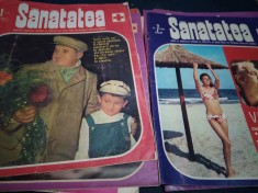 LOT 14 REVISTE SANATATE 1972 1977 1978 ETC foto