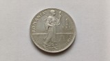 Romania -1 Leu 1912-STARE F BUNA