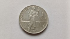 Romania -1 Leu 1912-STARE F BUNA foto