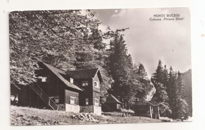 RF71 -Carte Postala- Muntii Bucegi, Cabana Stanii, circulata 1963 foto