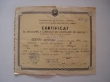 Certificat de absolvire a cursului de calificare de gradul I, 1975