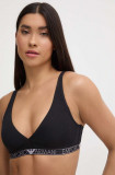 Cumpara ieftin Emporio Armani Underwear sutien culoarea negru, neted, 164530 4R223