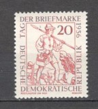 D.D.R.1956 Ziua marcii postale SD.34, Nestampilat