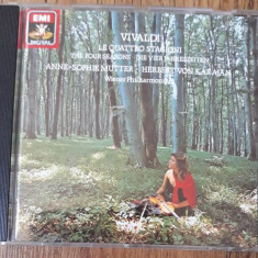 CD Vivaldi ‎– The Four Seasons - Anne-Sophie Mutter, Herbert Von Karajan