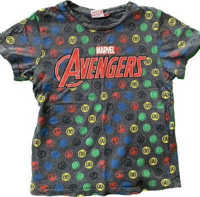 Tricou baiat, culoarea gri , model Avengers, marime 5-6 ani foto