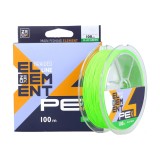 Fir ZEOX Element PE X4 Fluo Green 100m #1.0