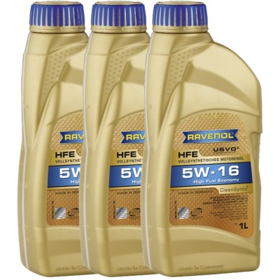 Pachet 3 litri ulei Ravenol HFE USVO 5W16 foto