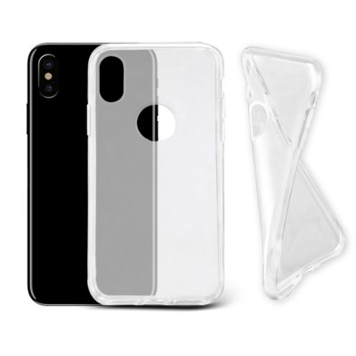 Husa iPhone X 10 TPU Silicon Ultra Slim Edman, Transparenta foto