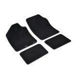 Covorase Auto Mocheta Umbrella Dacia Spring (2021-) Antracit, Sistem Fixare, Impermeabile, Set 4 Buc