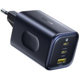 Incarcator Retea Baseus PicoGo AE11, 100W, 1 x USB-A - 2 x USB-C, Negru E0121400