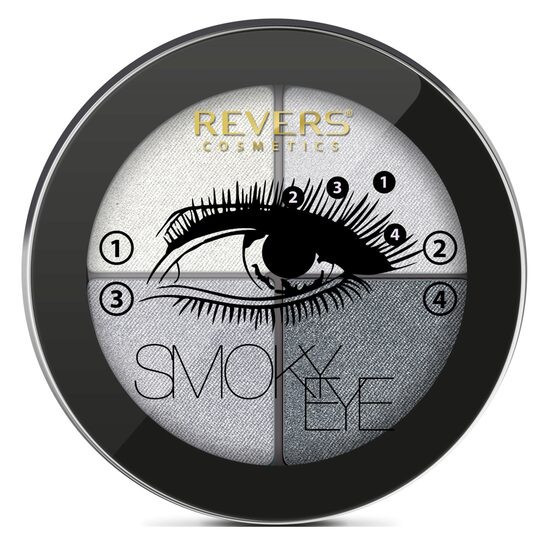 Fard de pleoape Smoky Eyes, Revers, nr. 06, gri, sidef