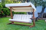 Cumpara ieftin Balansoar cu 3 locuri Viva 2400 Bej 237x100x175 cm