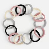 Elastice de par frotte pentru copii, Set 14 buc, Culori diverse, CMCLASS