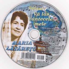 CD Maria Lătărețu &lrm;&ndash; Vă las c&acirc;ntecele mele revista Taifasuri populara