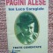 PAGINI ALESE. TEXTE COMENTATE-ION LUCA CARAGIALE