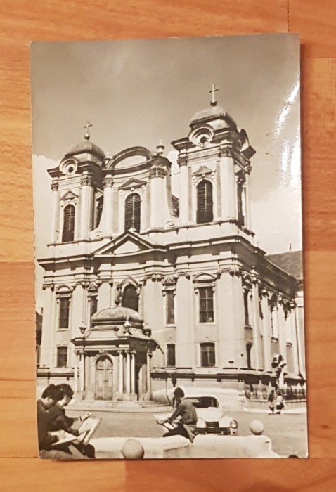 Vedere (carte postala) Timisoara: Biserica Romana Catolica. Necirculata