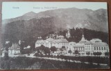 Carte postala, Sineia, Cazinoul si Hotel Palace, 1924