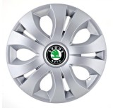 Cumpara ieftin Set 4 capace roti Top Gray pentru gama Skoda, R17