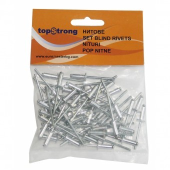 Set 50 pop-nituri Topstrong 511134, 3x12mm foto