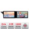 Navigatie Mercedes GLK 2008-2011 NTG4 Edotec 2 ecrane 8 core 4+128 21.6 inch Incell android Wifi 5Ghz gps internet Kit-glKit-ntg4 CarStore Technology
