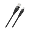 Cablu Date si Incarcare USB la MicroUSB Borofone Pineapple BU10, 1.2 m, 2.4A, Negru