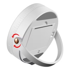 Cronometru digital de bucatarie, 78 x 75 x 24 mm, plastic, alb