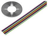 Cablu Bandă TLWY 12x0,124mm&sup2; Cu PVC Neecranat