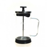 Infuzor Ceai/Cafea Sticla cu Filtru Inox, 350ml, Termorezistent, Design Modern